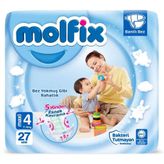 Molfix No:4 Maxi 27 Adet Bebek Bezi