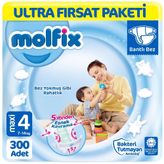 Molfix No:4 Maxi 300 Adet Bebek Bezi