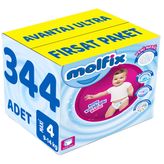 Molfix No:4 Maxi 344 Adet Külot Bebek Bezi