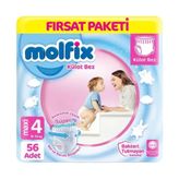 Molfix No:4 Maxi 56 Adet Külot Bebek Bezi