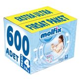 Molfix No:4 Maxi 600 Adet Bebek Bezi