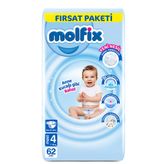 Molfix No:4 Maxi 64 Adet Bebek Bezi
