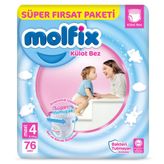 Molfix No:4 Maxi 76 Adet Külot Bebek Bezi