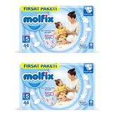 Molfix No:5+ Junior Plus 88 Adet Bebek Bezi