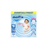 Molfix No:6 XLarge 114 Adet Bebek Bezi