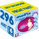 Molfix No:6 XLarge 296 Adet Külot Bebek Bezi