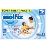 Molfix No:6 XLarge 50 Adet Bebek Bezi