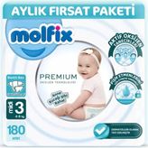 Molfix Premium No:3 Midi 180 Adet Bebek Bezi