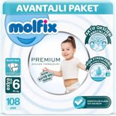 Molfix Premium No:6 XLarge 108 Adet Bebek Bezi