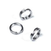 Molix Stainless Split Ring Size:8 10 Pcs