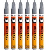 Molotow One4all 127HS 225 2 mm 6'lı Paket Markierstift