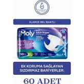 Moly Belbantlı XL 2x30 Adet Hasta Bezi