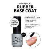 Momo Professional Rubber Base Coat 4 ml Kalıcı Oje