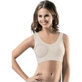 Momslab Kadın Ten Rengi Pedli Büstiyer Sütyen Korse Ten Xl