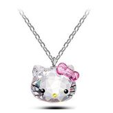 Monemel Swarovski Hello Kitty Kolye (Altın Kaplama)