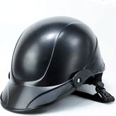 Monero Jokey Kask Siyah Motosiklet & Bisiklet Kaskı Yazlık Yarim Kask