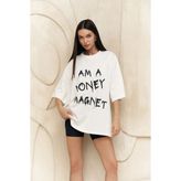 Money Magnet Beyaz Oversize - XL