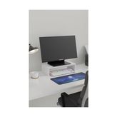 Monitor Standı, Masaüstü Yükseltici Raf, 45x20x11.8 cm, Beyaz