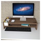 Monitör Yükseltlci Ceviz Raf