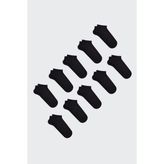 Mono Socks 10'lu Patik Çorap - 41 - 46 - Siyah