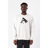 Monogatari Anime Suruga Monkey Symbol Beyaz Erkek 2ip Sweatshirt