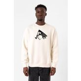 Monogatari Anime Suruga Monkey Symbol Ekru Erkek 2ip Sweatshirt