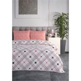 Monolisse Soren Tek Kişilik Pike Takımı 160X230 cm Harmony Gri Pembe