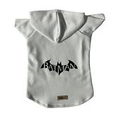 monopetz Kapişonlu Sweatshirt Köpek ve Kedi Kıyafeti & Elbisesi - Beyaz Batman XS Beden