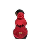 monopetz Kapişonlu Sweatshirt Köpek ve Kedi Kıyafeti - Kırmızı Batman L Beden