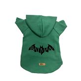 monopetz Kapişonlu Sweatshirt Köpek ve Kedi Kıyafeti - Yeşil Batman S Beden