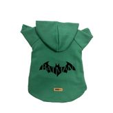 Monopetz Kapişonlu Sweatshirt Köpek ve Kedi Kıyafeti Yeşil Batman