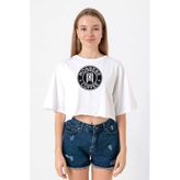 Monsta X Monbebe Coffee Beyaz Kadın Crop Tshirt