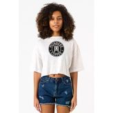 Monsta X Monbebe Coffee Beyaz Kırçıllı Kadın Crop Tshirt