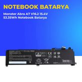 Monster Abra A7 V16.2 15.4V 53.35Wh Notebook Batarya