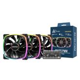 Montech RX120 PWM Siyah Reverse Fan Blade 3'lü Paket + Hub Controller ARGB