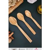 MONTESEV Zeytin Ağacı Ahşap Tahta Kaşık Spatula Seti ( Zeytin Ağacı ) Ağaç Kaşık
