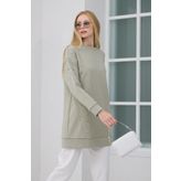 Moodbasic Mb21.285 Asimetrik Kuplu Taşlı Tunik