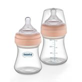 Mooma Biberon 150 Ml 0-6 Ay Yavaş Akış - Pembe