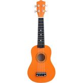 Moon AU02OR Soprano Ukulele (Turuncu Renk Çantalı)