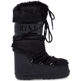 Moon Boot Mb Icon Faux Fur Kadın Siyah Kar Botu