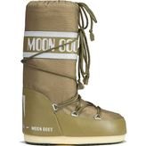 Moon Boot Mb Icon Nylon Kadın Yeşil Kar Botu - Haki