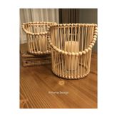 moon home design Bambu Çubuk Fener Sepet