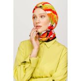 Mooncorn Batik Desen Pilise Eşarp Turuncu