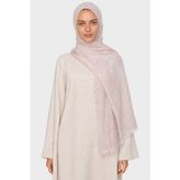 Mooncorn Dapple Desen Modal Viskon Şal Pembe