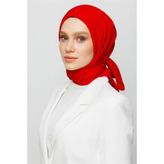 Mooncorn Kırmızı Pilise Eşarp