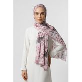 Mooncorn Luvia Desen Neo Crash Şal Pembe