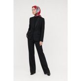 Mooncorn Ruby Desen Organik Eşarp Kırmızı