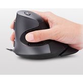 Moonix Deluxe M618GX Ergonomik Dikey 6 Buton Kablosuz Mouse Dikey Mouse - Siyah