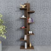 Moonlife MNLFDK020 Ceviz Karo Dekoratif Kitaplık