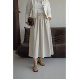 MOONSC BELİ LASTİKLİ ÇİFT CEPLİ ETEK